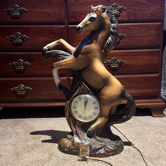 Antique horse clock - Picture 1 of 6